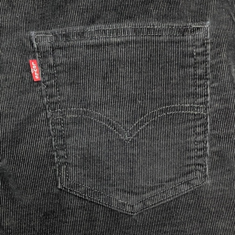 Levi's 512 Black Corduroy Skinny’s